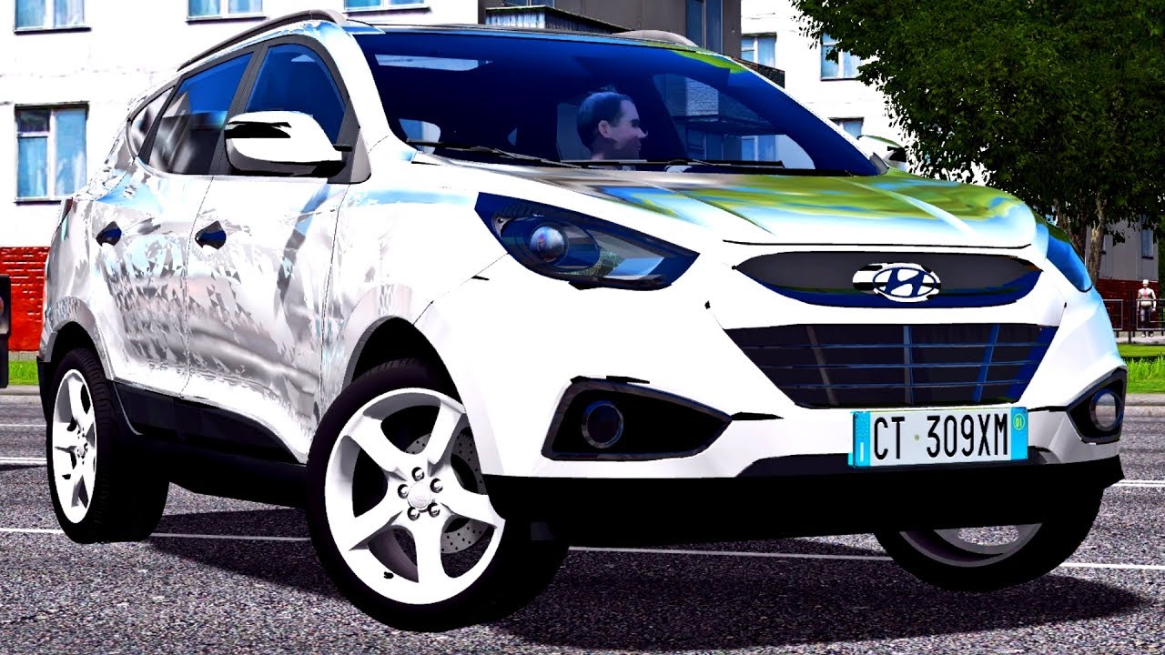 Hyundai city car driving