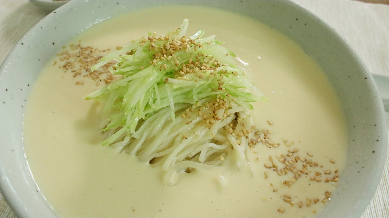 원기회복에 좋은 콩국수 만들기 Kong Guksu - 한식집