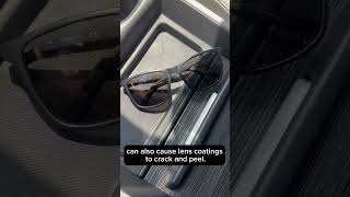 Tip: never leave your sunglasses or glasses in a hot car  #sunglasses #extremetemperatures
