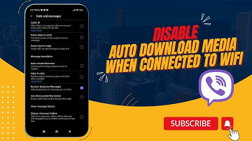 Disable Auto Download Media When Connected To WiFi On Viber. |Technologyglance