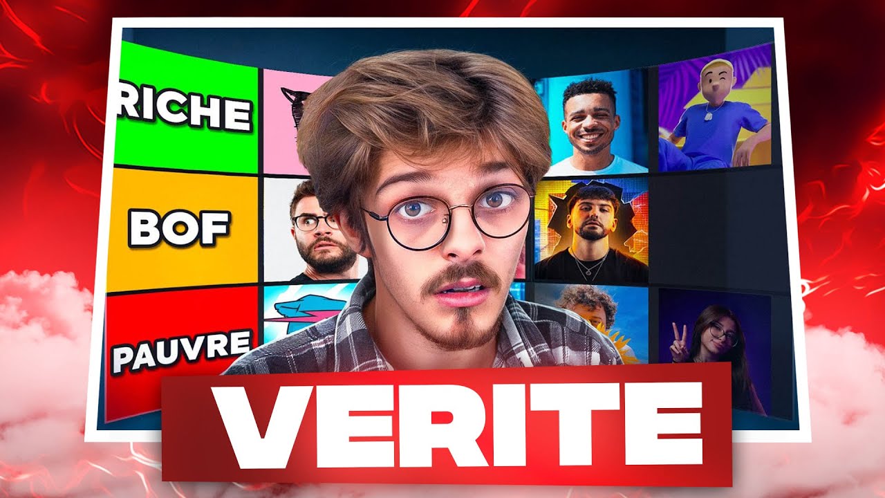 FUZE BALANCE LA FORTUNE DES YOUTUBERS..