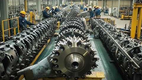 How Giant Forged Products & Millions Drill Bits Are Made. Satisfying Production Process