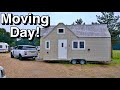 Moving our Tiny House to its New Home!
