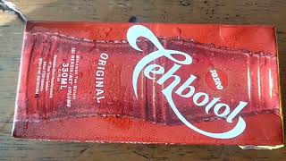 review teh botol sosro kemasan kotak.