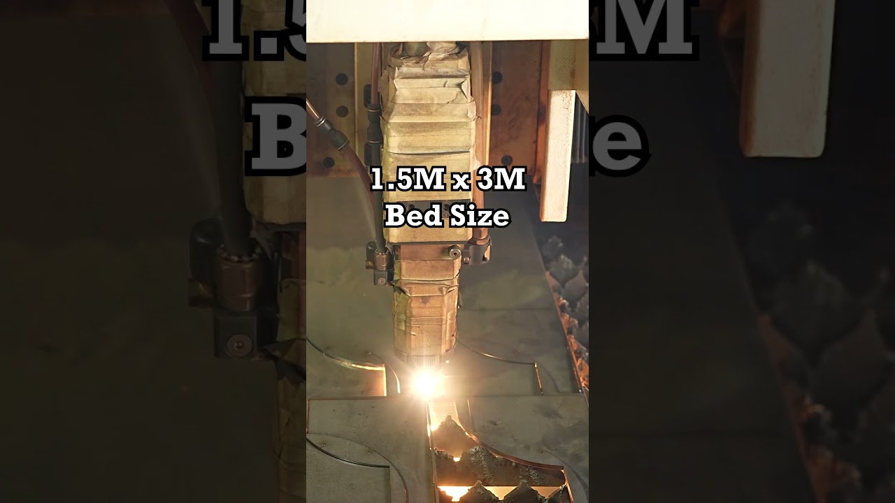 Резка 5 мм/с кислородом, лазерный станок мощностью 3 киловатта 