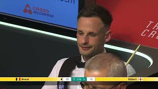 Luca Brecel vs Dave Gilbert - World Championship Snooker 2024