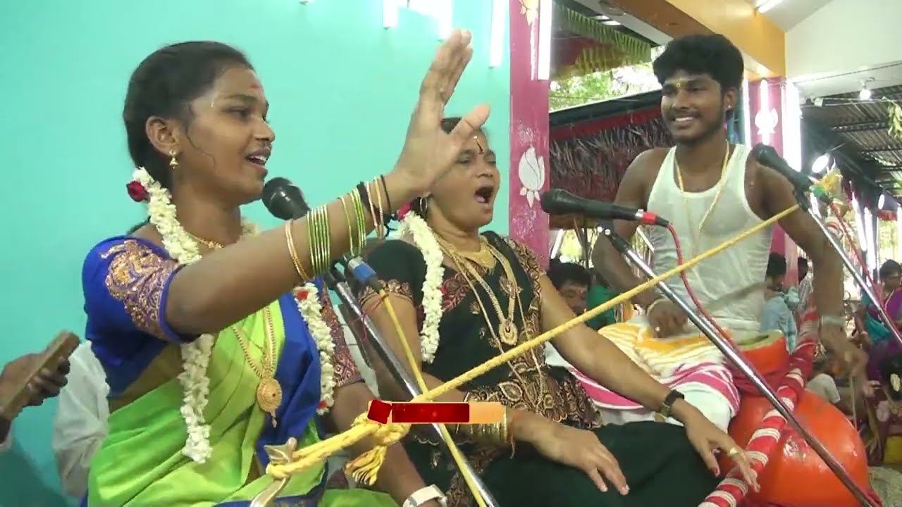 💥ஆலங்குளத்தில் ஆவேசமாக பாடி அசத்திய  🔥சுடலை மாடன் பாடல் 👩வில்லிசை இளவரசி 💚சத்யா வில்லுப்பாட்டு