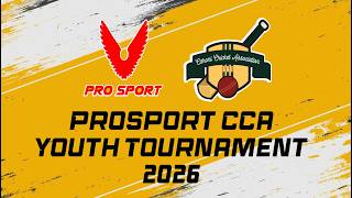 PROSPORT CCA YOUTH T20 TOURNAMENT 2026 | BESS MOTORS MARCHIN PATRIOTS VS CRICKET CRAFT ACADEMY U13