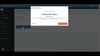 Cms - How To Archive A Tournament