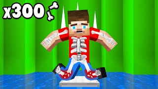 I Broke 182,028 Bones In This Minecraft Dropper