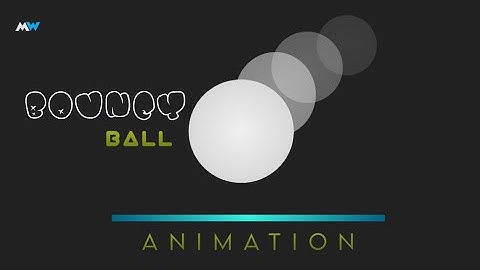 Bouncy ball Animation using #alighmotion