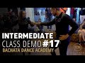 Intermediate bachata combination  class recap 17  demetrio  nicole  bachata dance academy