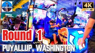 🇺🇸 Japanese Round 1 Bowling & Arcade in Puyallup, WA United States at South Hill Shopping Mall !