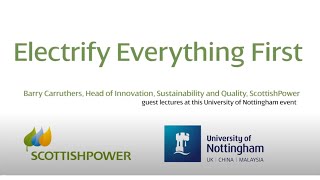 Electrify Everything First, Barry Carruthers, ScottishPower