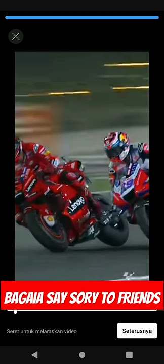 Moto gp2023 -BAGNAIA OR AUGUSTO CRASH IN TRACK?🤔#qatargp #qatar #motogp #portuguesegp #frenchgp
