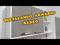 Como Instalar armário aéreo de cozinha na parede