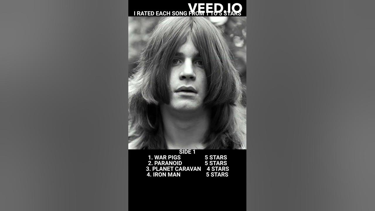 BLACK SABBATH - PARANOID - 1970