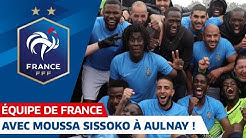 Avec Moussa Sissoko à Aulnay-sous-Bois, Equipe de France I FFF 2019