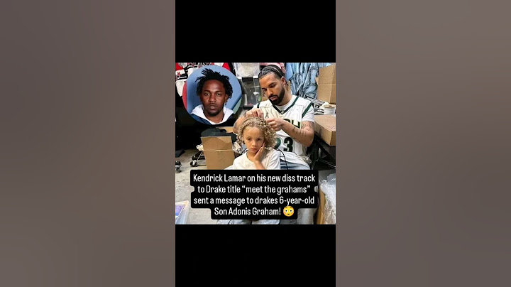 Kendrick Lamar Sends SHOCKING Message to Drake's Son Adonis in New Diss Track! #drake #kendricklamar