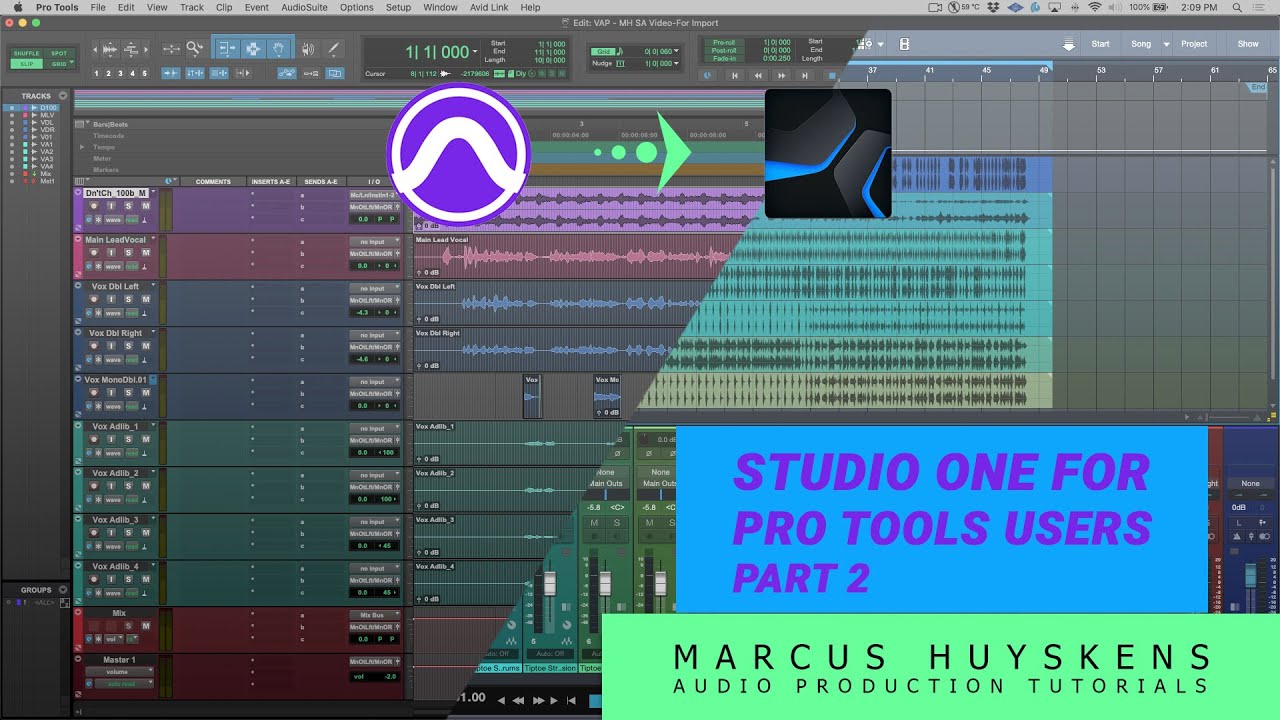 2 - Interface and io Setup - #StudioOne For #ProTools Users - YouTube