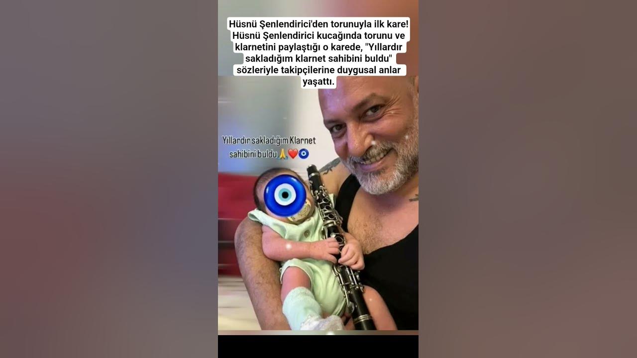 Hüsnü Şenlendirici'den torunuyla ilk kare!Hüsnü Şenlendirici kucağında torunu ve klarnetini paylaştı Hüsnü Şenlendirici'den torunuyla ilk kare!Hüsnü Şenlendirici kucağında torunu ve klarnetini paylaştı