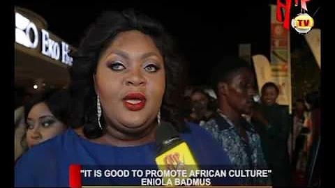 "IT IS GOOD TO PROMOTE AFRICAN CULTURE"- ENIOLA BADMUS (Nigerian Entertainment News)