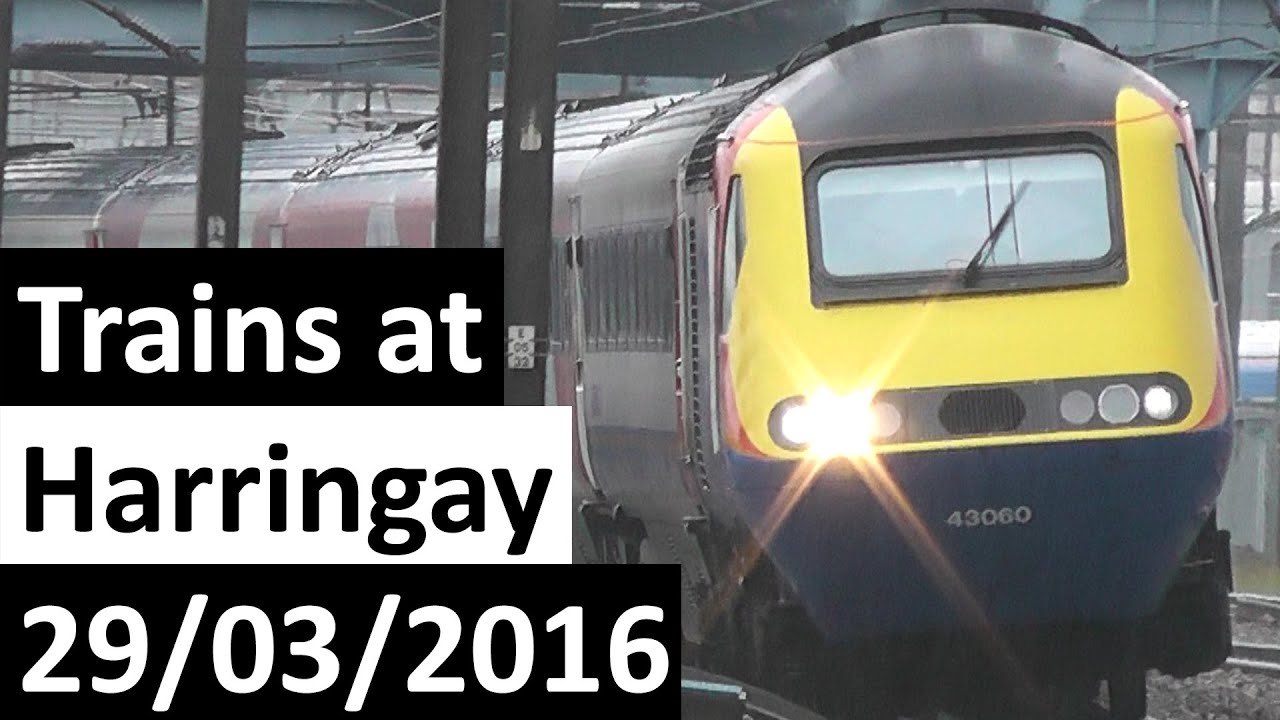 Trains at Harringay (ECML) 29/03/2016