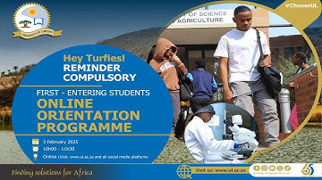 University of Limpopo 2025 Online Orientation for First-Entering Students | Day 1 of 2