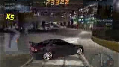 NFS U - Drift T5 1st lap 294k with Integra