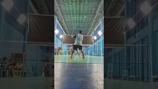 Change racket 😂 #badminton #shorts