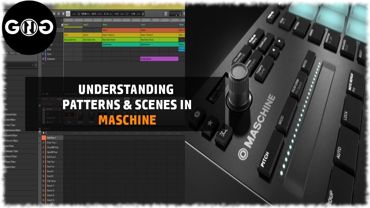 Maschine MK3 Tutorials - Understanding Patterns and Scenes! - YouTube