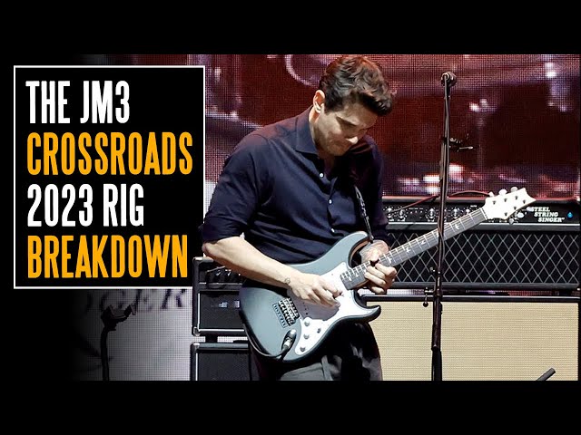 The John Mayer Trio Crossroads 2023 Guitars, Pedals, & Amps - Full