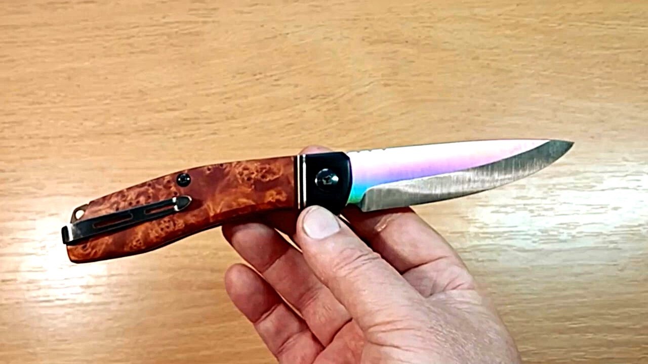 Поетапне виготовлення складного ножа з доступних м-лів.