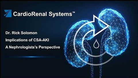 Cardiac Surgery Associated AKI--A Nephrologist Perspective