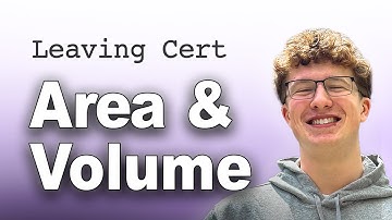 Area & Volume Masterclass with Eoin