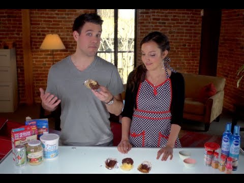 How to Make Healthier Cupcakes - YouTube