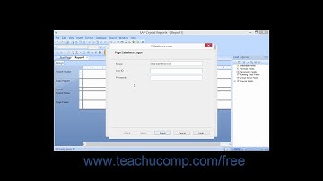 Crystal Reports 2013 Tutorial Salesforce.com Business Objects Training