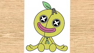 Como Desenhar Bindle Boogie - Wrongside Outimals de Poppy Playtime 5 - Fácil 