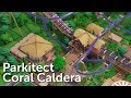 Parkitect Campaign (Part 5) - Coral Caldera - Inverted Terrain Coaster