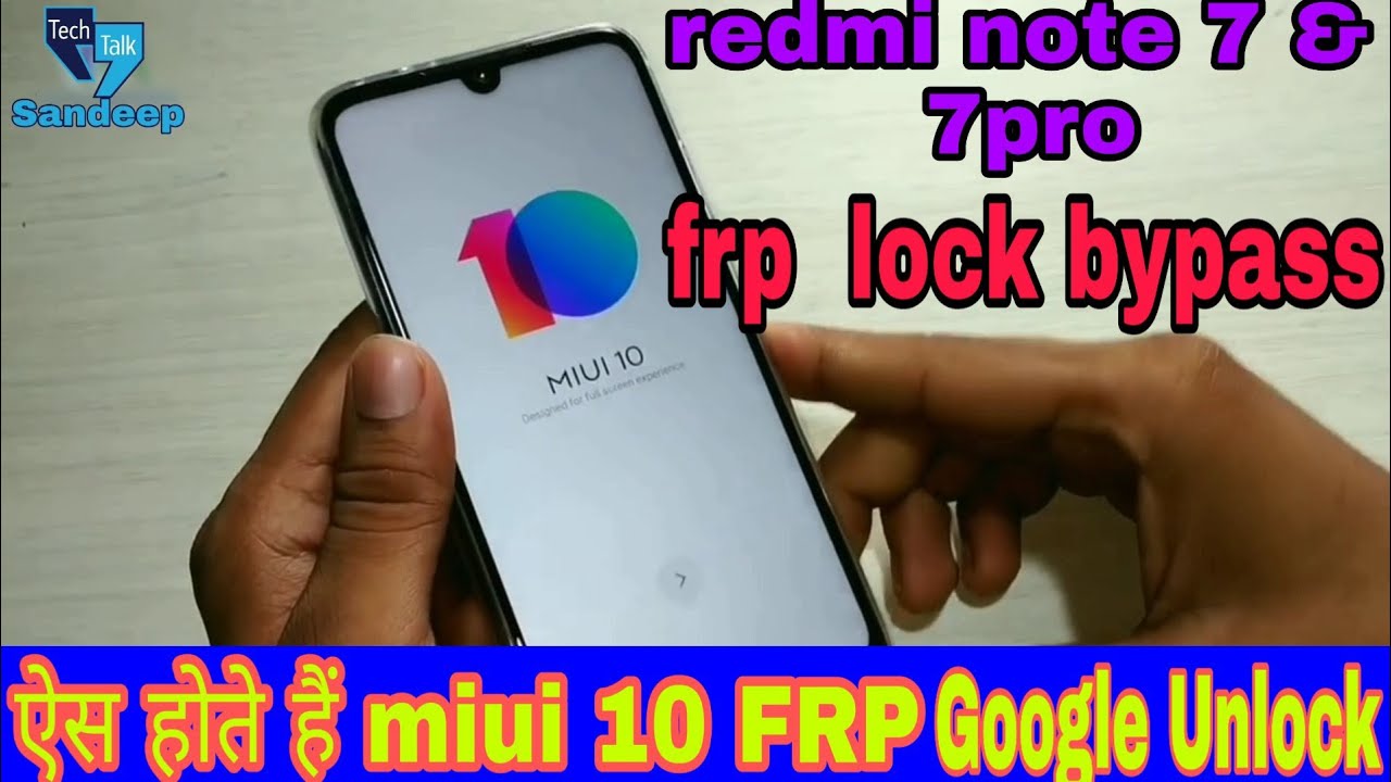 FRP Google bypass || redmi note 7 & 7pro FRP Google bypass || best way unlock tech talks arquivei