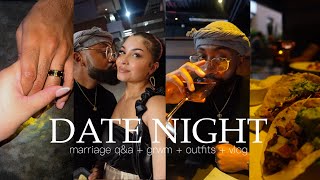 A romantic DATE NIGHT with my husband! + marriage q&a + grwm + outfits + vlog.
