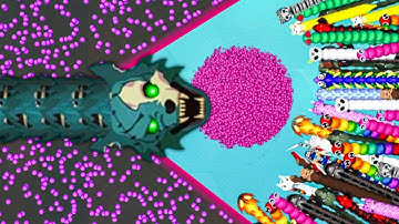 SNAKE IO🐍 MONSTER DEAD HOWLER SNAKE 🐍 VS 1000 PRO GIANT SNAKES 🐍 EPIC SNAKEIO GAMEPLAY #snakegame 