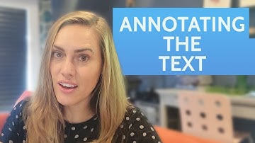 Annotating The Text | A Reading Strategy