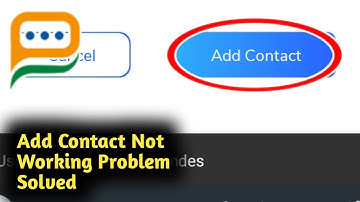 Fix Sandes/GIMS Add Contact Not Working Problem Solved