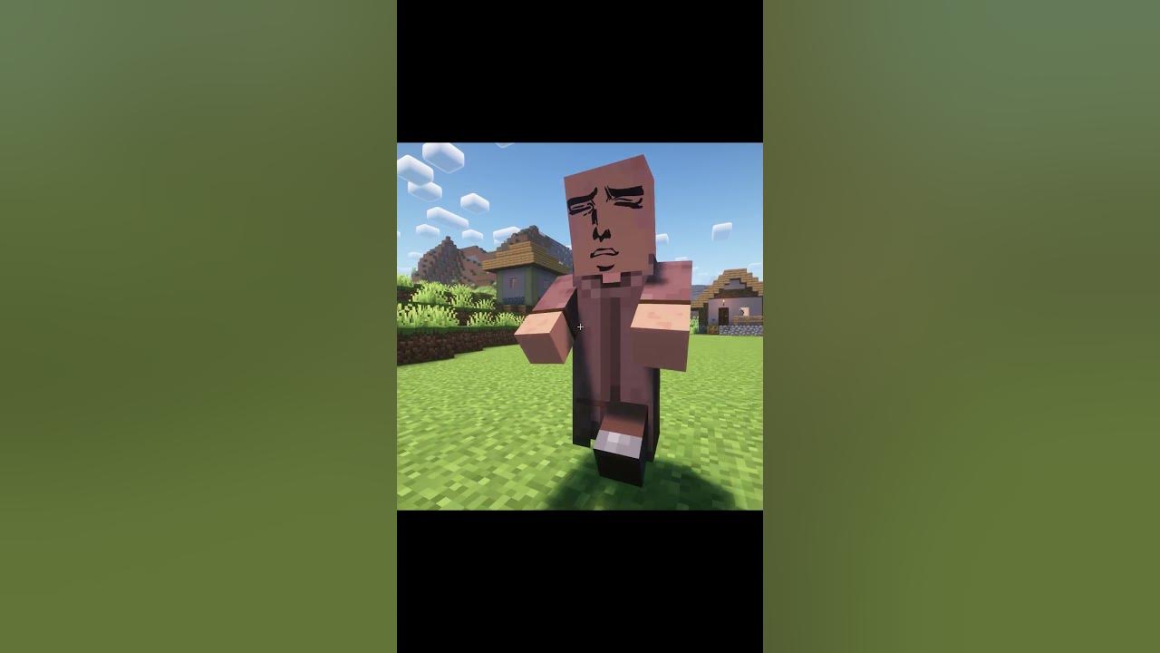 villager got the RIZZ. minecraft minecraftshorts groxmc memes 
