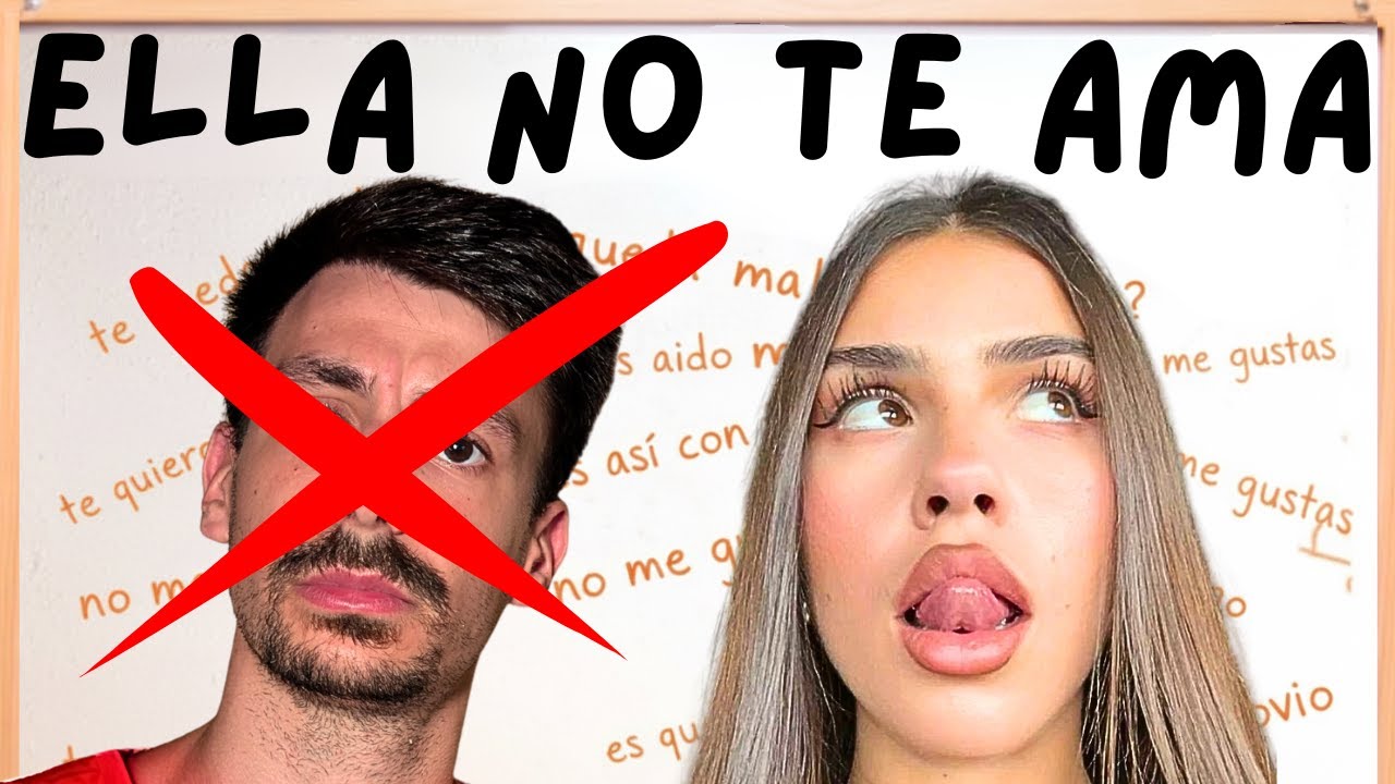 No le ESCRIBAS, no la LLAMES, no la BUSQUES