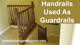 The Top of Your Stairways Guardrail Can Be Used For Gripable Handrailing if It Meets These Codes Checking Handrails Guardrails For Building Code Violations