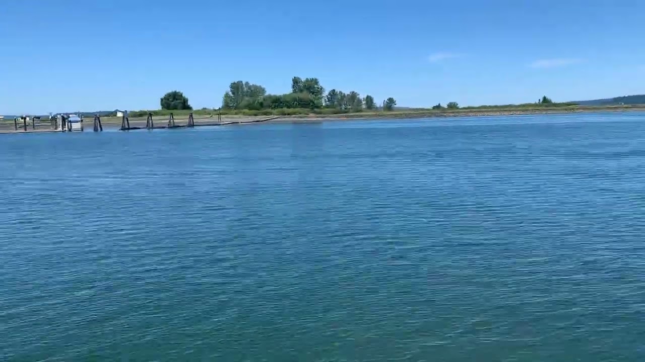 July 2023 jetty island ferry Timelapse: Everett to jetty island