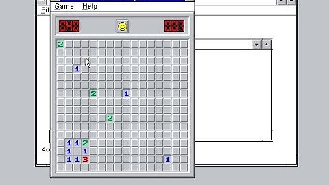 Windows 3.1 games - Minesweeper