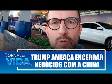 Trump ameaça encerrar negócios com a China – Avança Democracia – Jornal da Vida – 14/10/25